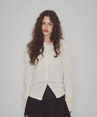 【J1U by LA BELLE ETUDE】シアーチュールSETカーディガン