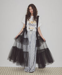 【J1U by LA BELLE ETUDE】シースルーボリュームチュールデザインジレ