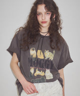 【予約】【J1U by LA BELLE ETUDE】MOGGY CAT Tee