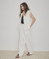 【予約10%OFF】【J1U by LA BELE ETUDE】2WAYボリュームギャザーチュールノースリーブジャケット