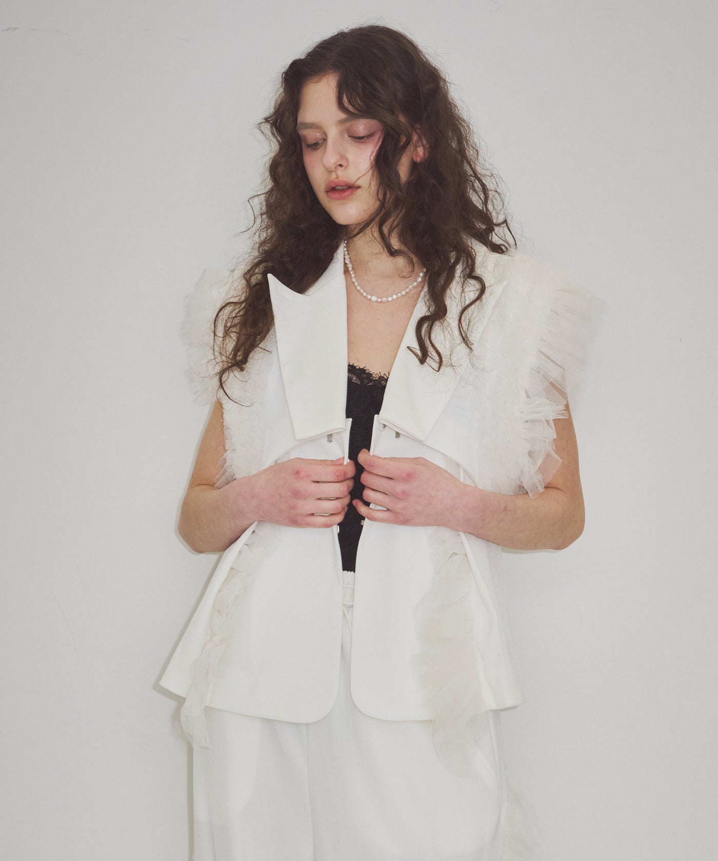 予約】【J1U by LA BELE ETUDE】2WAYボリュームギャザーチュール