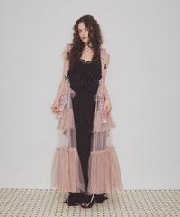 【J1U by LA BELLE ETUDE】シースルーボリュームチュールデザインジレ