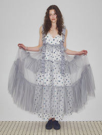 【J1U by LA BELLE ETUDE】シースルーボリュームチュールデザインジレ