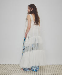 【J1U by LA BELLE ETUDE】シースルーボリュームチュールデザインジレ