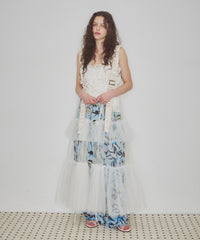 【J1U by LA BELLE ETUDE】シースルーボリュームチュールデザインジレ