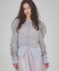 【J1U by LA BELLE ETUDE】シアーチュールSETカーディガン