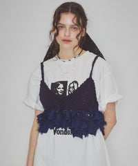 【J1U by LA BELLE ETUDE】メニーリボンニットビスチェ