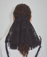 【予約開始待ち】モチーフレース×チュールBIGシュシュ