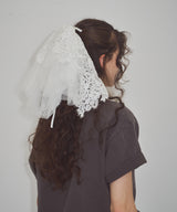【予約開始待ち】モチーフレース×チュールBIGシュシュ