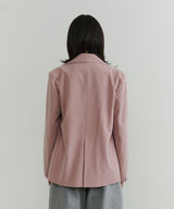 【room153】ピンストライプパワーショルダージャケット