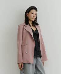 【room153】ピンストライプパワーショルダージャケット