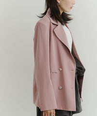 【room153】ピンストライプパワーショルダージャケット