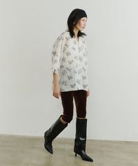 【room153】ベロアカプリパンツ