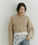 【room153】2wayチャンキークロップドニット