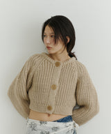 【room153】2wayチャンキークロップドニット