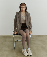 【room153】ピンストライプパワーショルダージャケット