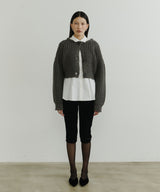 【room153】2wayチャンキークロップドニット