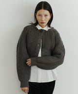 【room153】2wayチャンキークロップドニット