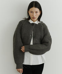 【room153】2wayチャンキークロップドニット