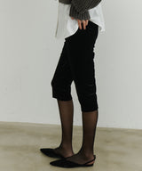 【room153】ベロアカプリパンツ