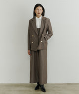 【room153】ピンストライプパワーショルダージャケット