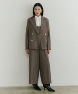 【room153】ピンストライプパワーショルダージャケット