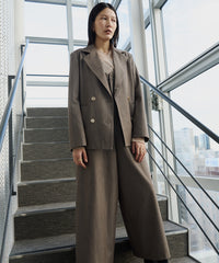 【room153】ピンストライプパワーショルダージャケット