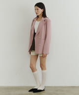 【room153】ピンストライプパワーショルダージャケット