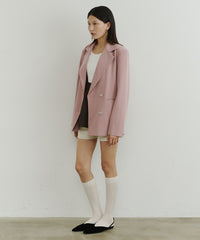 【room153】ピンストライプパワーショルダージャケット