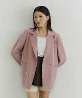 【room153】ピンストライプパワーショルダージャケット