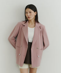 【room153】ピンストライプパワーショルダージャケット