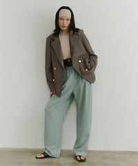 【room153】ピンストライプパワーショルダージャケット