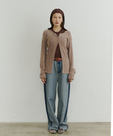 【room153】ソフトモールニットカーディガン