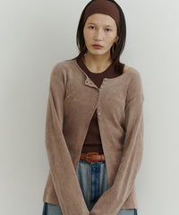 【room153】ソフトモールニットカーディガン