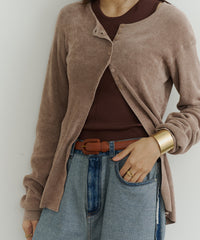 【room153】ソフトモールニットカーディガン