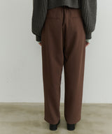 【room153】ハイウエストタックパンツ