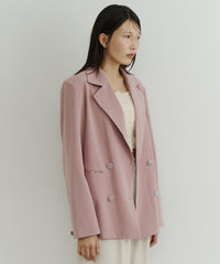 【room153】ピンストライプパワーショルダージャケット