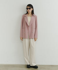 【room153】ピンストライプパワーショルダージャケット