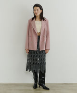 【room153】ピンストライプパワーショルダージャケット