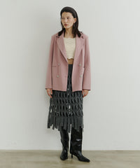 【room153】ピンストライプパワーショルダージャケット