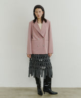 【room153】ピンストライプパワーショルダージャケット