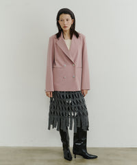 【room153】ピンストライプパワーショルダージャケット