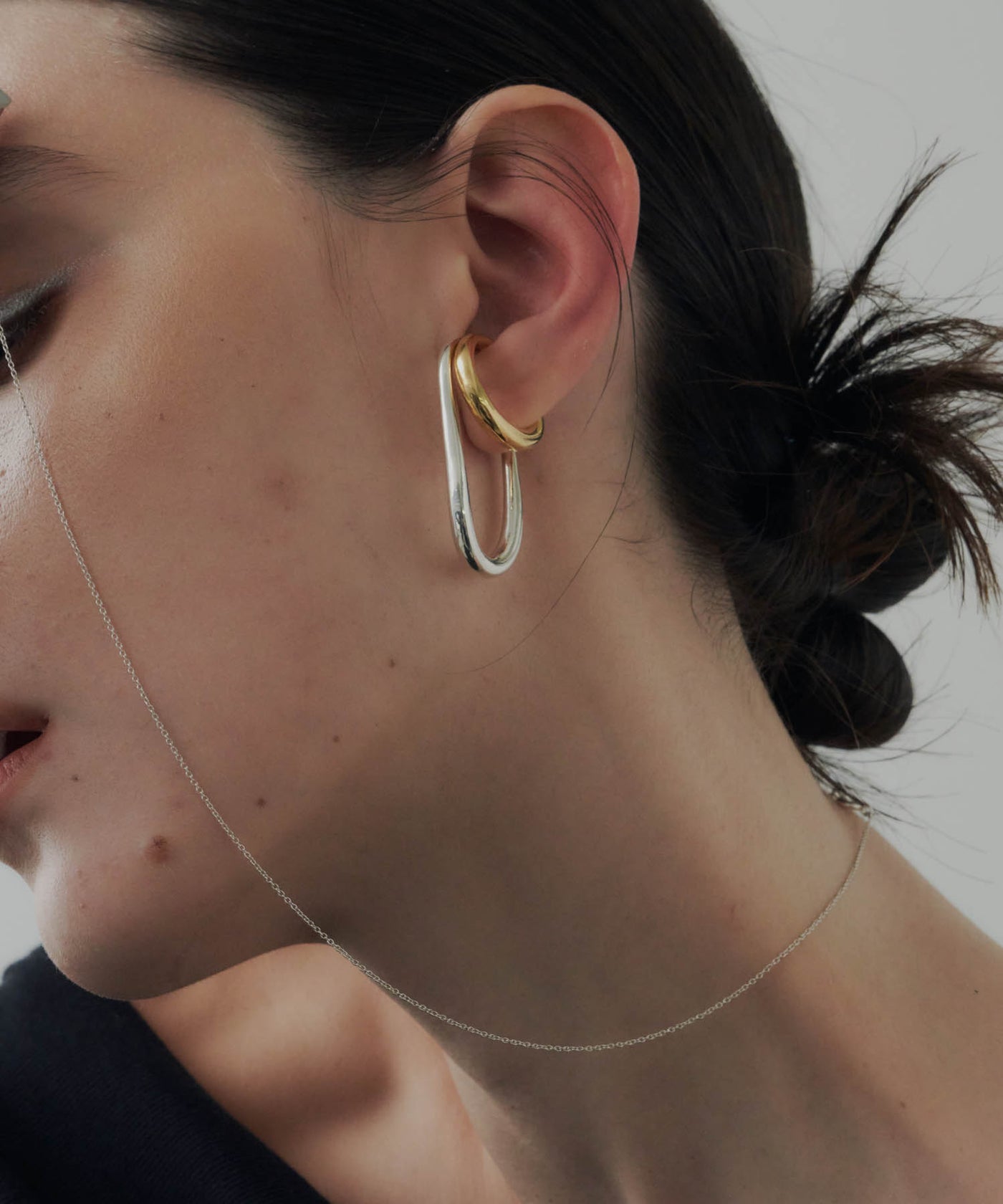 イヤリング Double Line Pave Ear Cuff #3125 Double Line Pave Ear Cuff #3125 (Numbering/イヤリング) #3125