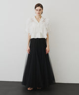 【予約開始待ち】2WAYリブスーパーボリュームチュールスカート