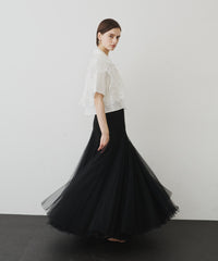 【予約開始待ち】2WAYリブスーパーボリュームチュールスカート