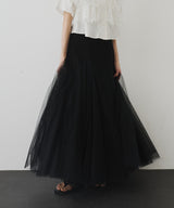 【予約開始待ち】2WAYリブスーパーボリュームチュールスカート