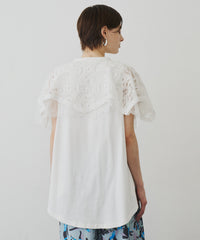 【TEN by LA BELLE ETUDE】モチーフレースカラースキッパートップス