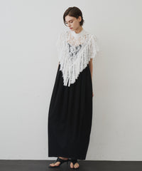 【一部カラー予約】2WAY vintage調モチーフレースつけ衿