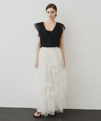 Carrie ボリュームチュールスカート