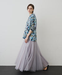 【予約開始待ち】2WAYリブスーパーボリュームチュールスカート